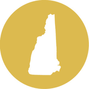 yellow icon of new hampshire